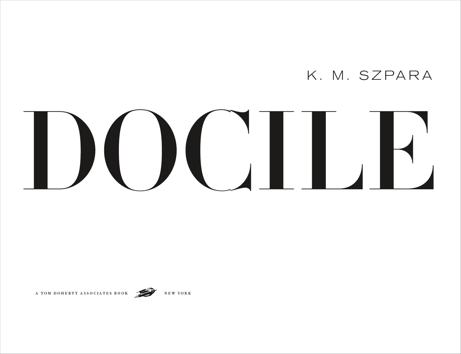 Docile title page spread